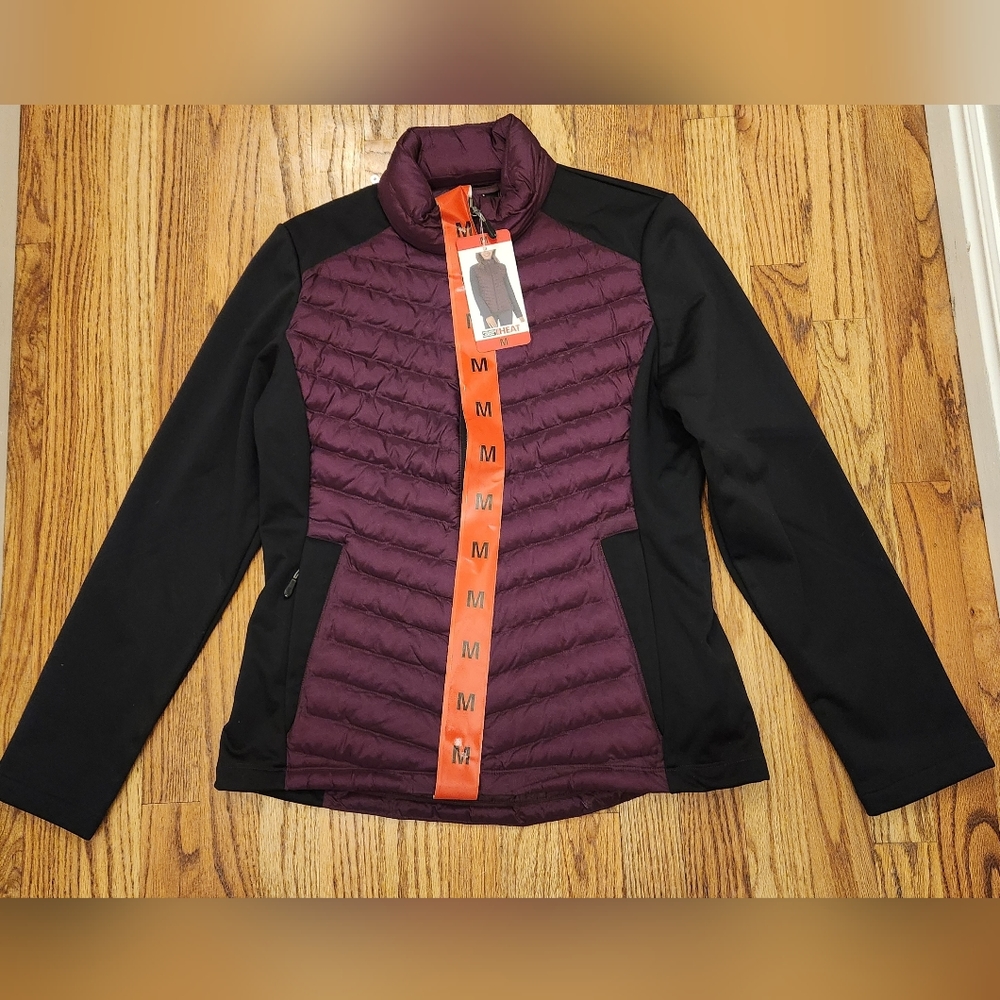 32 Degrees Womens Mixed Media Jacket, New w/tags, Size Medium